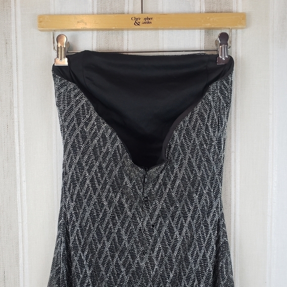 Vintage Jessica McClintock Gunne Sax Strapless Maxi Dress‎ Sparkly Size 7 - Picture 6 of 13